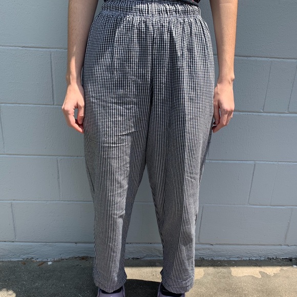 Gingham/Checkered High Waist Pants Size XS - Picture 2 of 10